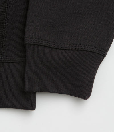 Carhartt Half Zip American Script Sweatshirt in Black