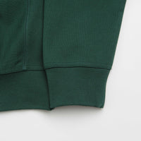 Carhartt Half Zip American Script Sweatshirt in Dark Fir thumbnail