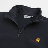 Carhartt Half Zip American Script Sweatshirt - Deep Night thumbnail