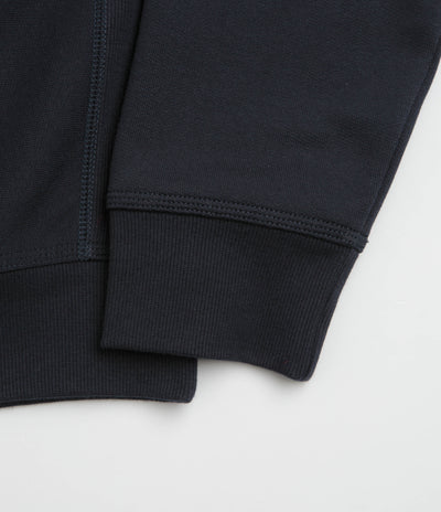 Carhartt Half Zip American Script Sweatshirt - Deep Night