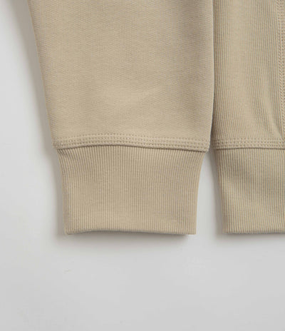 Carhartt Half Zip American Script Sweatshirt in Fleur De Sel