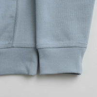 Carhartt Half Zip American Script Sweatshirt in Frosted Blue thumbnail