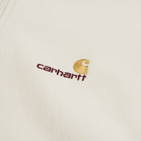 Carhartt Half Zip American Script Sweatshirt in Natural thumbnail