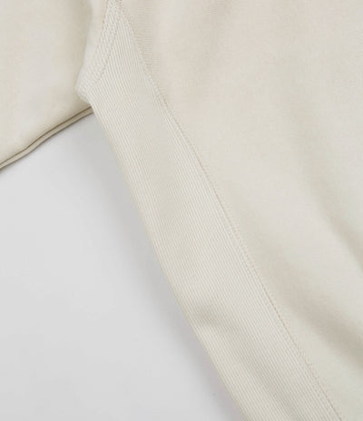 Carhartt Half Zip American Script Sweatshirt in Natural