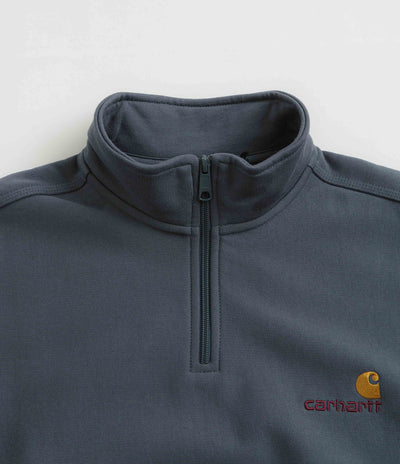 Carhartt Half Zip American Script Sweatshirt - Ore