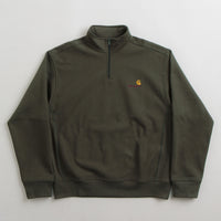 Carhartt Half Zip American Script Sweatshirt - Plant thumbnail