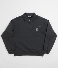 Carhartt Half Zip Detroit Sweatshirt in Black