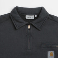 Carhartt Half Zip Detroit Sweatshirt in Black thumbnail