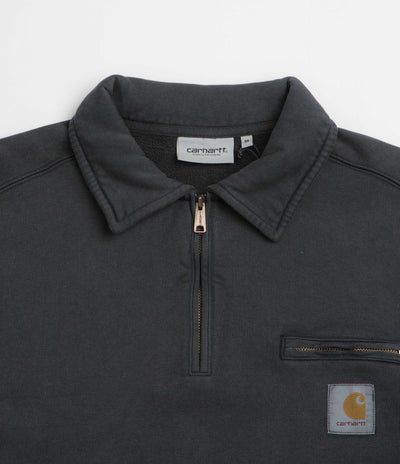 Carhartt Half Zip Detroit Sweatshirt in Black