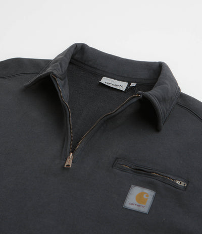 Carhartt Half Zip Detroit Sweatshirt in Black