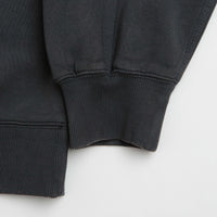 Carhartt Half Zip Detroit Sweatshirt in Black thumbnail
