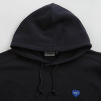 Carhartt Heart Patch Hoodie in Dark Navy thumbnail