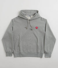 Carhartt Heart Patch Hoodie - Grey Heather