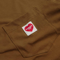 Carhartt Heart Pocket T-Shirt - Deep Hamilton Brown thumbnail