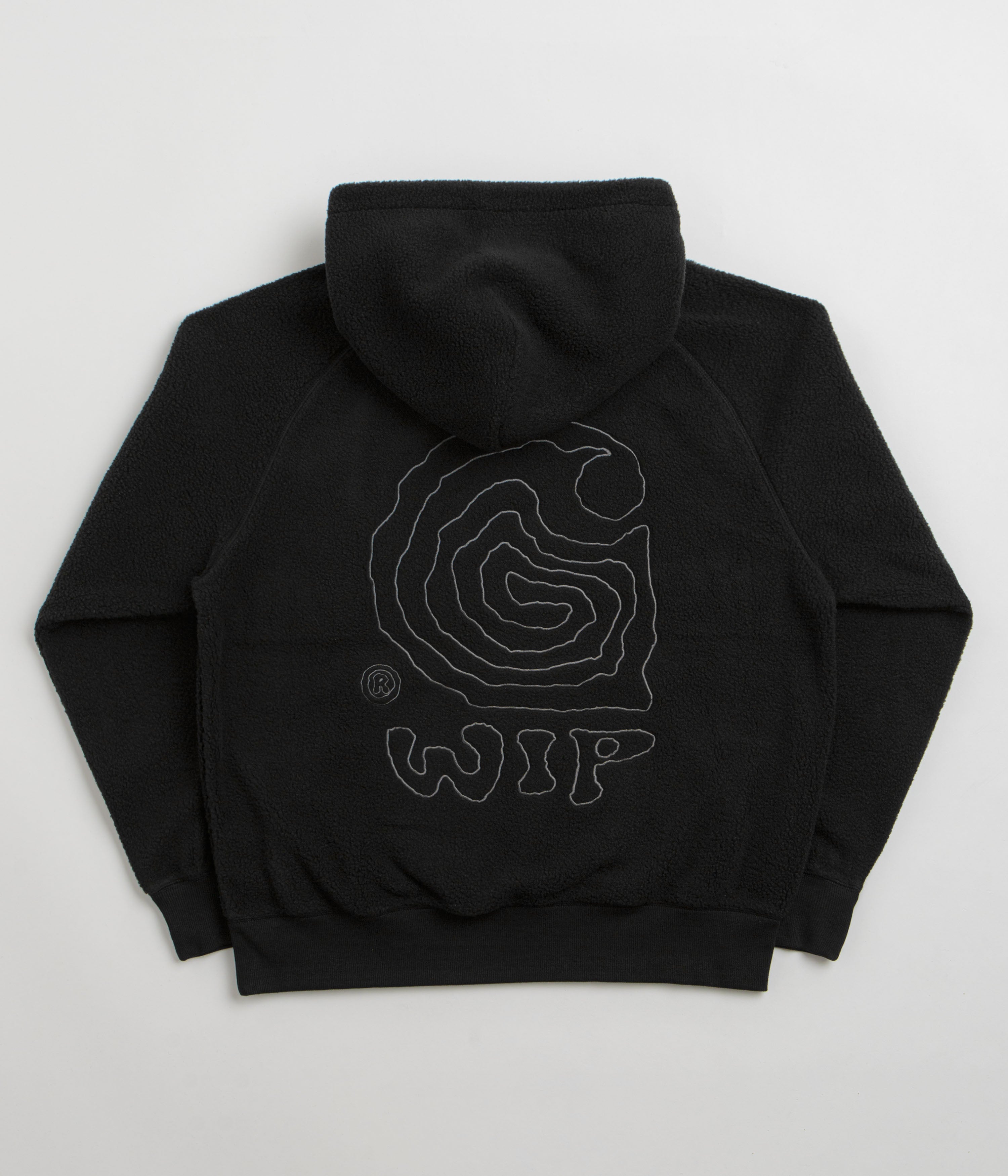 Carhartt Helix Hoodie in Black and Porphyry