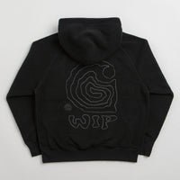 Carhartt Helix Hoodie - Black / Porphyry thumbnail