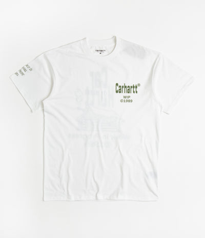 Carhartt Home T-Shirt - White / Dollar Green