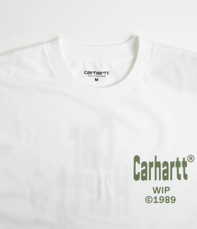 Carhartt Home T-Shirt - White / Dollar Green