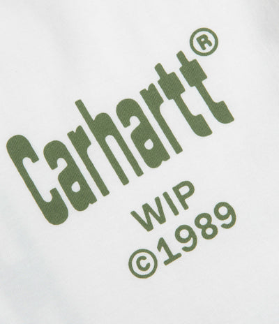 Carhartt Home T-Shirt - White / Dollar Green