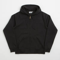 Carhartt Hooded Chase Jacket in Black and Gold thumbnail