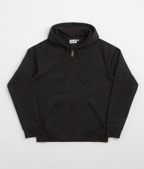 Carhartt Hooded Chase Jacket - Black / Gold