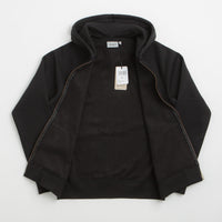 Carhartt Hooded Chase Jacket in Black and Gold thumbnail