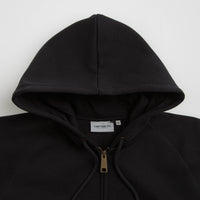 Carhartt Hooded Chase Jacket in Black and Gold thumbnail