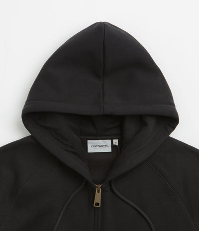 Carhartt Hooded Chase Jacket in Black and Gold