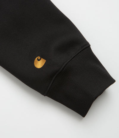 Carhartt Hooded Chase Jacket in Black and Gold