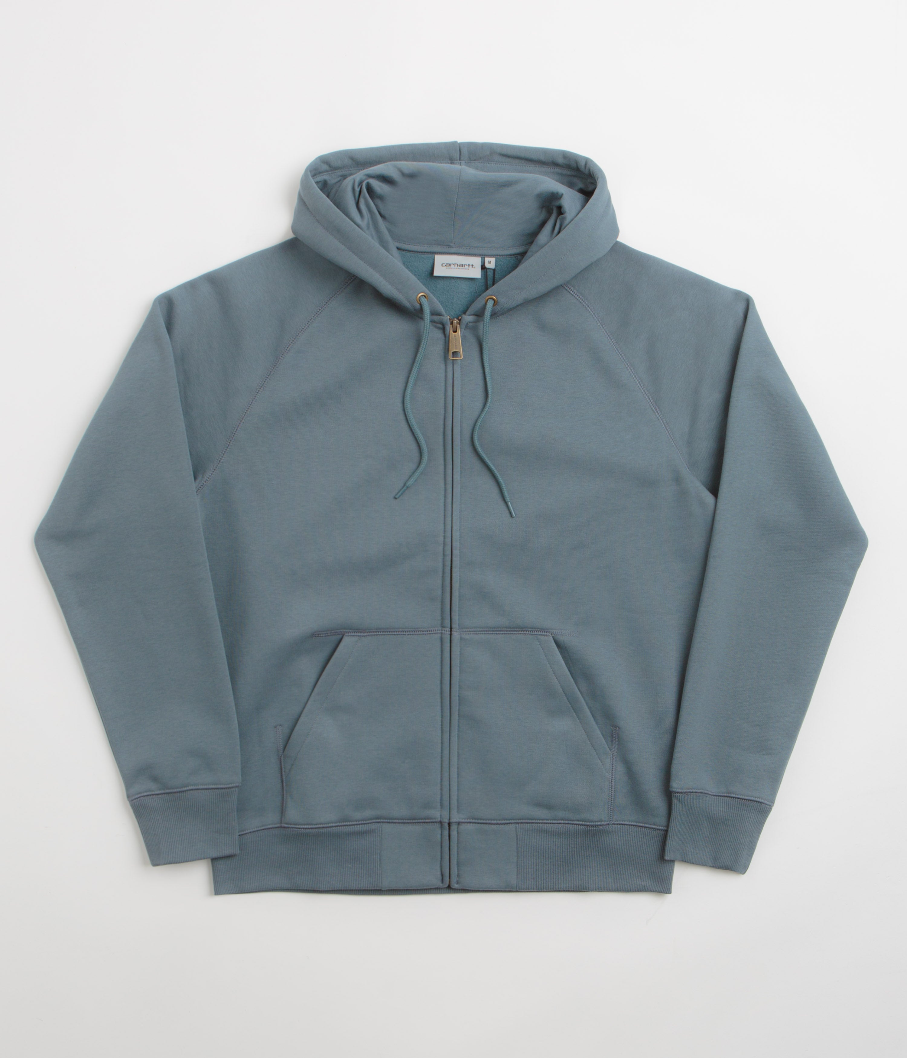 Carhartt Hooded Chase Jacket - Cozy Blue / Gold