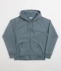 Carhartt Hooded Chase Jacket in Cozy Blue and Gold