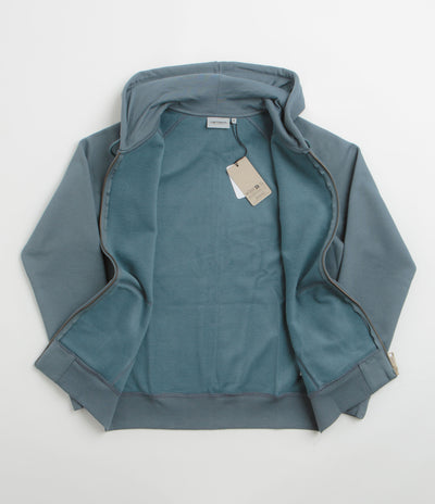 Carhartt Hooded Chase Jacket - Cozy Blue / Gold