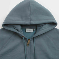 Carhartt Hooded Chase Jacket - Cozy Blue / Gold thumbnail