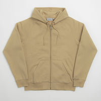 Carhartt Hooded Chase Jacket in Dusty Hamilton Brown and Gold thumbnail