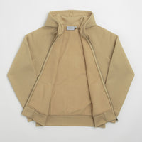 Carhartt Hooded Chase Jacket in Dusty Hamilton Brown and Gold thumbnail