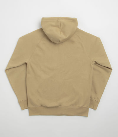 Carhartt Hooded Chase Jacket in Dusty Hamilton Brown and Gold