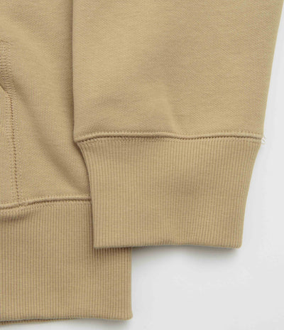 Carhartt Hooded Chase Jacket in Dusty Hamilton Brown and Gold