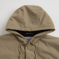 Carhartt Hooded Coach Jacket - Leather / Black thumbnail