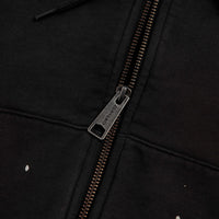Carhartt Hooded Painter Jacket - Black / Destroy Wash / Splatter thumbnail