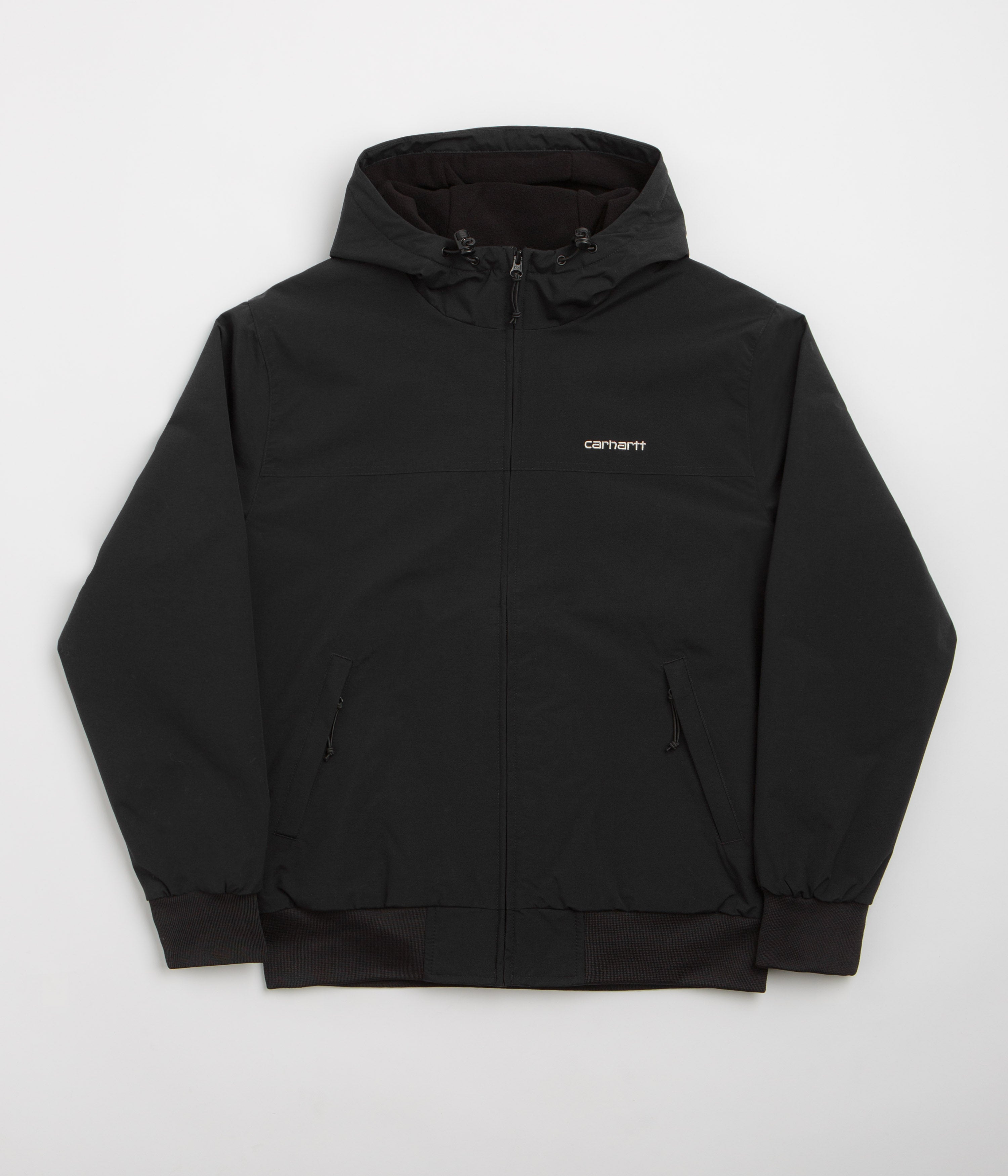 Carhartt Hooded Sail Jacket in Black and White