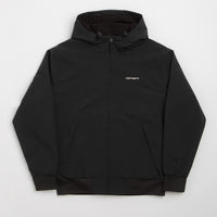 Carhartt Hooded Sail Jacket - Black / White thumbnail