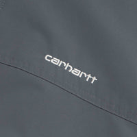 Carhartt Hooded Sail Jacket in Styx and White thumbnail
