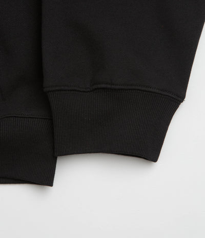 Carhartt Hooded WIP Label Sweat Jacket - Black