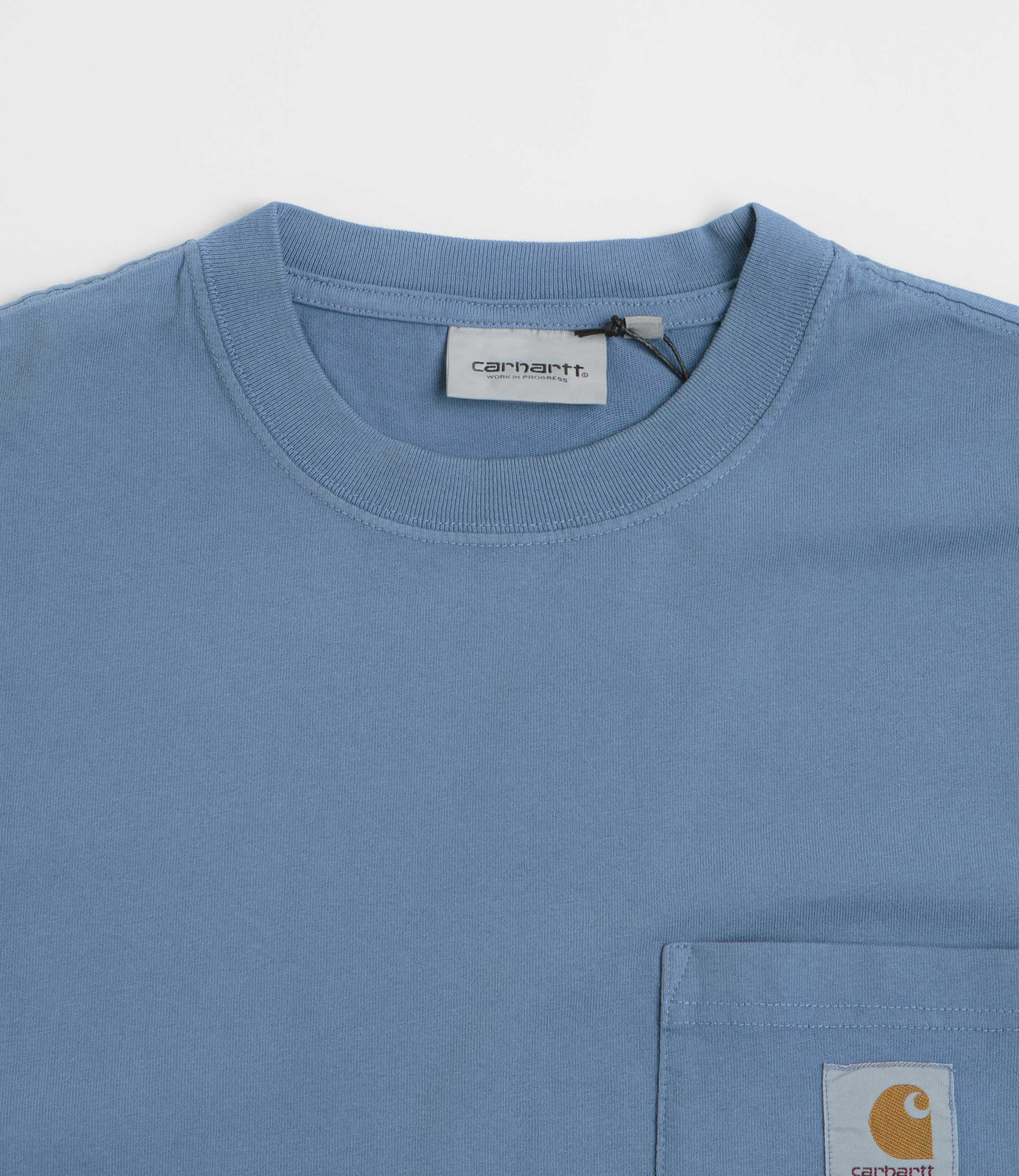 Tシャツ・カットソー Carhartt S/S HUDSON POCKET T-SHIRT (I0351401YI5F SORRENT) Carhartt WIP Hudson Pocket Relaxed Men's T-Shirt Turquoise