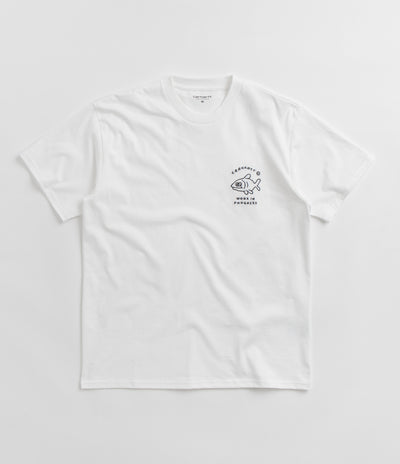 Carhartt Icons T-Shirt in White and Black