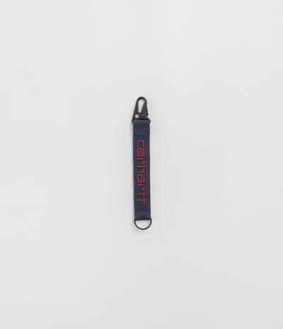 Carhartt Jaden Keyholder in Air Force Blue and Malbec