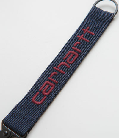 Carhartt Jaden Keyholder in Air Force Blue and Malbec
