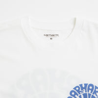 Carhartt Jazzy T-Shirt in White and Blue Iris thumbnail