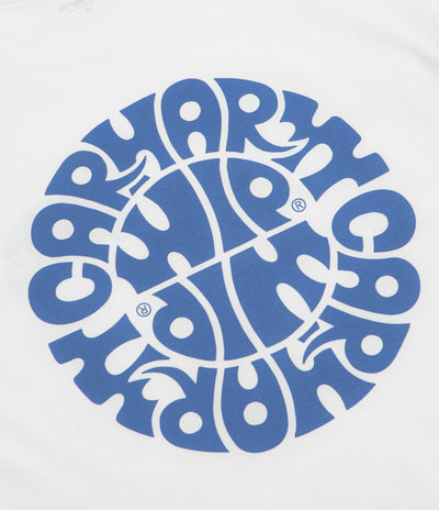 Carhartt Jazzy T-Shirt in White and Blue Iris
