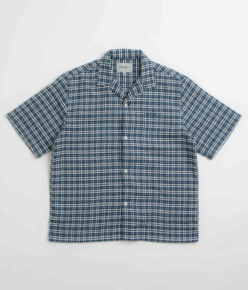 Carhartt Kander Short Sleeve Shirt - Kander Check / Blue River